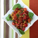 Chickpea Salad with Chorizo and Cherry Tomatoes www.thefoodiecorner.gr