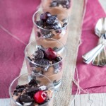Chocolate Yogurt Pots with Cherries and Oreos www.thefoodiecorner.gr