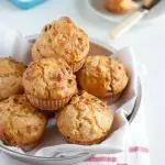 Savoury Muffins with Cheddar, Sundried Tomatoes and Pine Nuts www.thefoodiecorner.gr