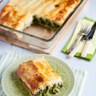 Spinach and Anthotyro Cheese Cannelloni with a Yogurt Topping www.thefoodiecorner.gr