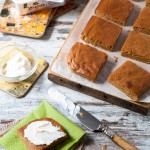 Blondies με Ταχίνι, Μέλι και «Καμένο» Βούτυρο www.thefoodiecorner.gr