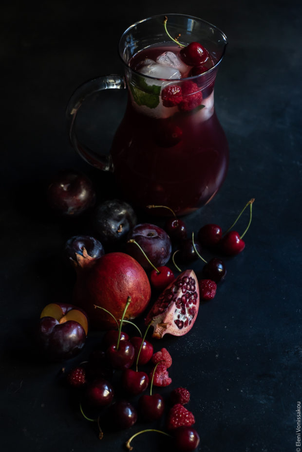 Pomegranate and Sour Cherry Rosé Sangria Pomegranate and Sour Cherry Rosé Sangria